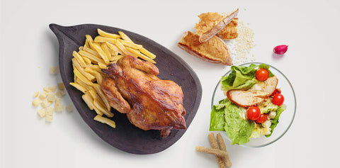 Chicken With Salads