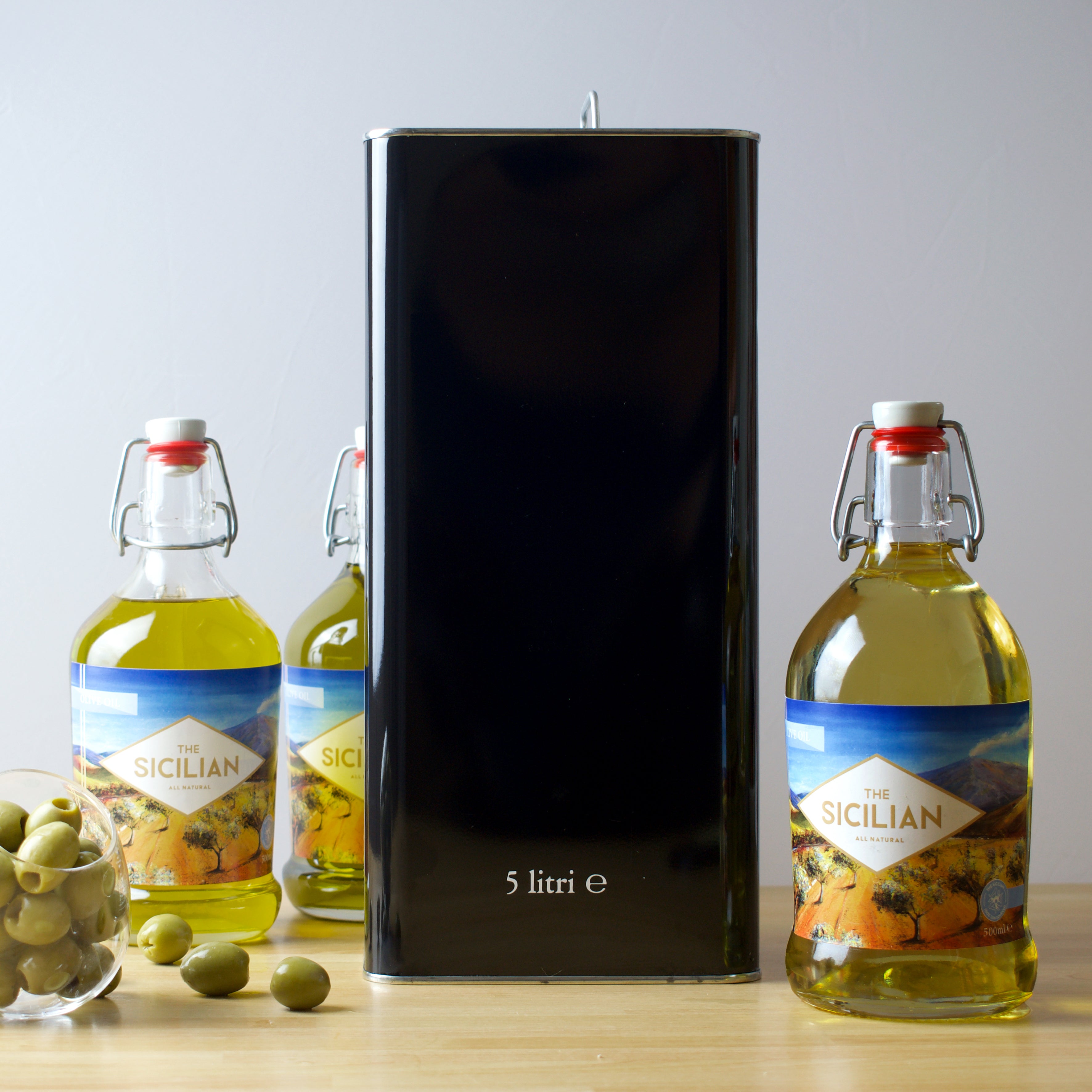 5L Extra Virgin Olive Oil, Cold-extracted | The Sicilian – The
