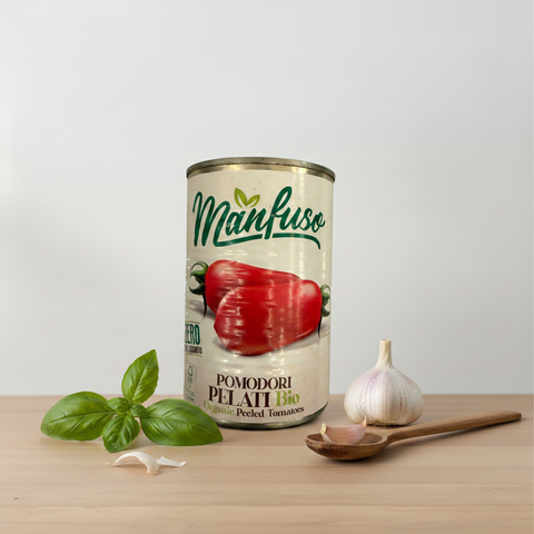 Organic Peeled Tomatoes Manfuso - 400g