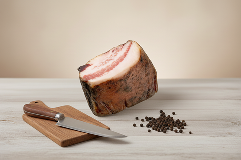Guanciale  stagionato al pepe 250g